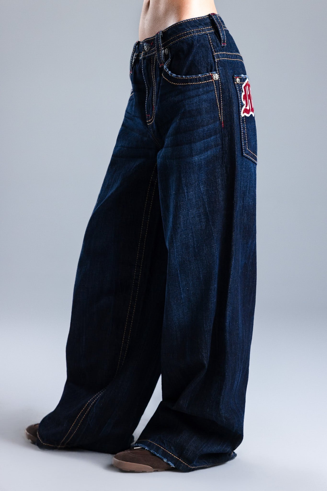 Bellanie Low Rise Baggy Jeans