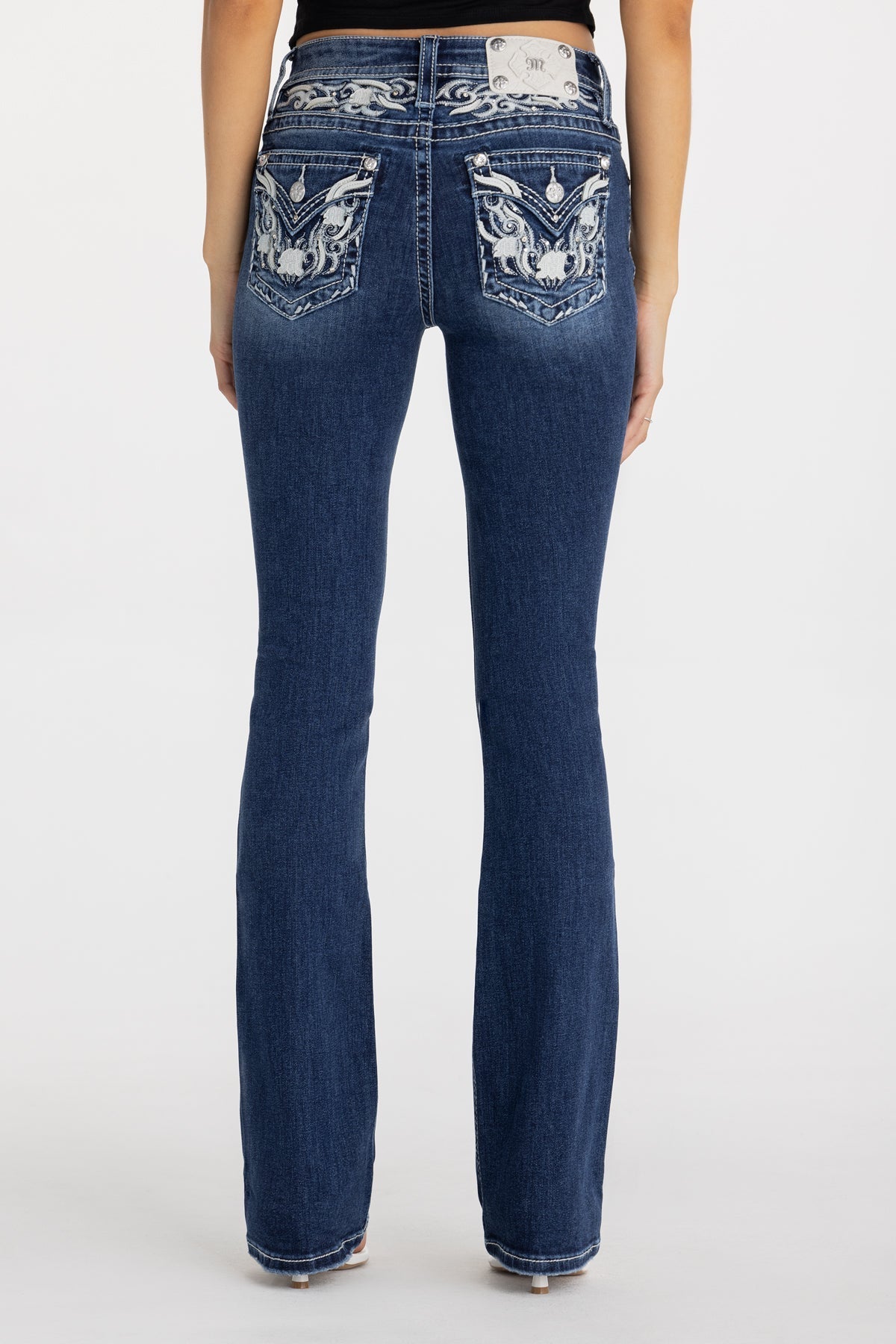 Glacé Bleu Bootcut Jeans