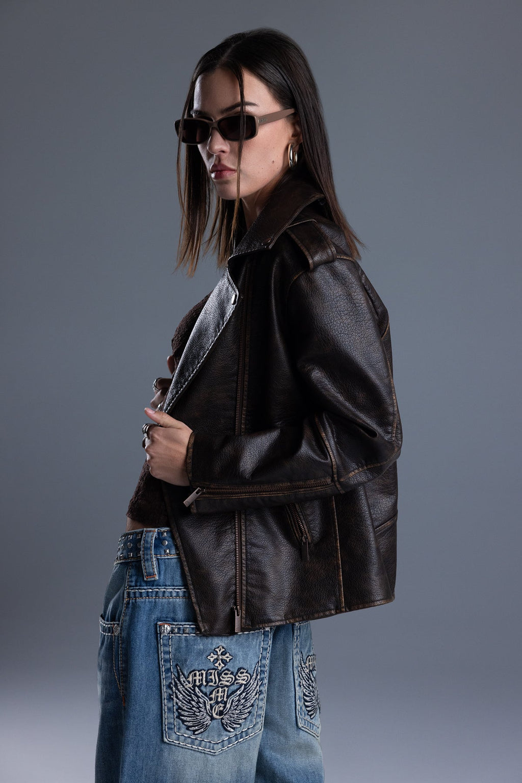 Elara Leather Jacket