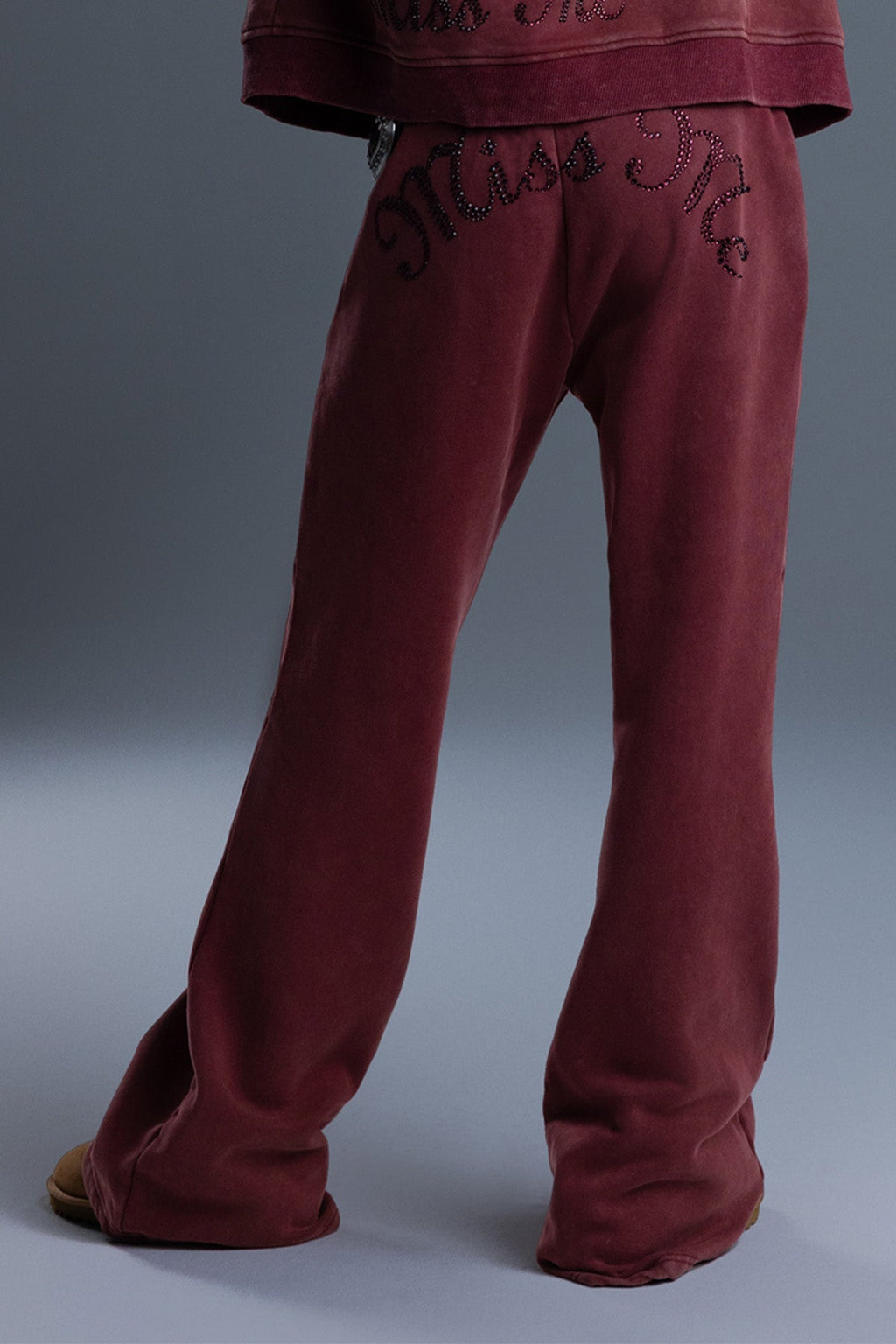 Loves It More Rhinestone Sweatpants