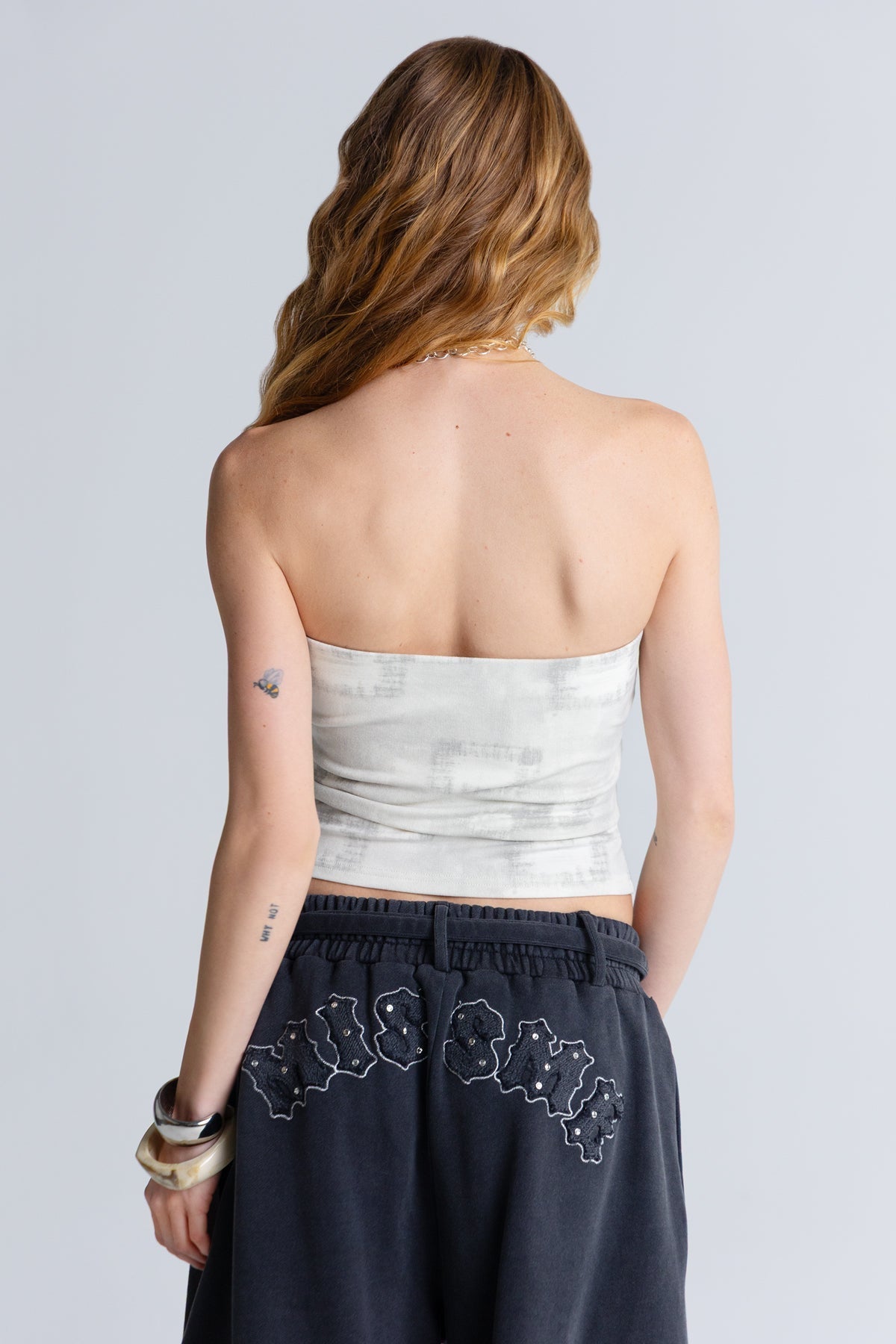 Hex Graphic Tube Top