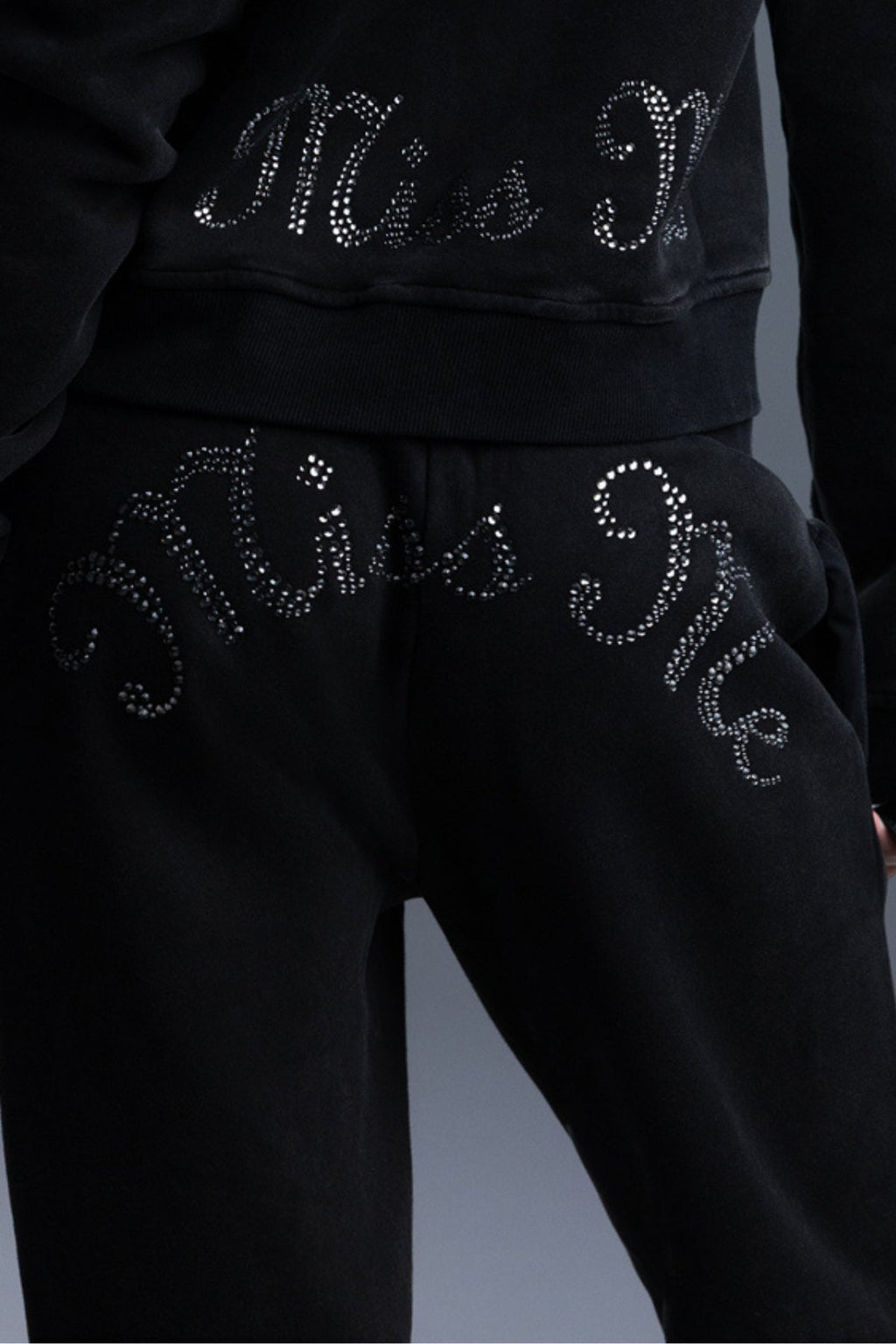 Loves It More Rhinestone Sweatpants