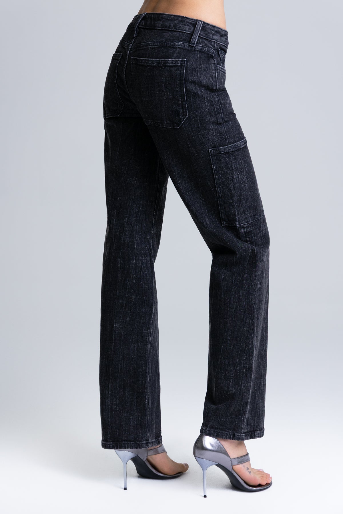 Chelle Low Rise Slim Wide Cargo