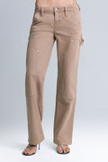 Cairo Low Rise Slim Wide Jeans
