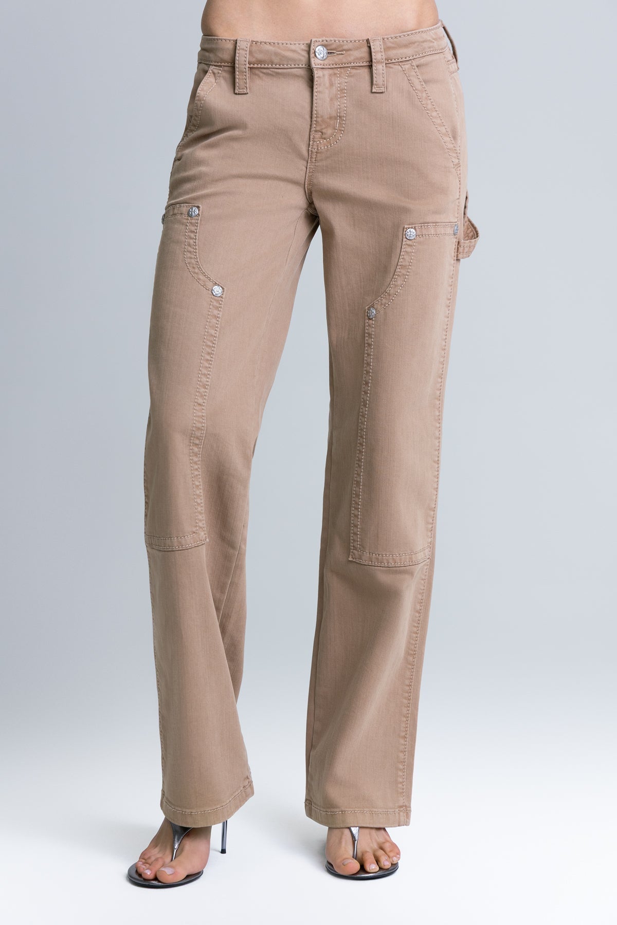 Cairo Low Rise Slim Wide Jeans