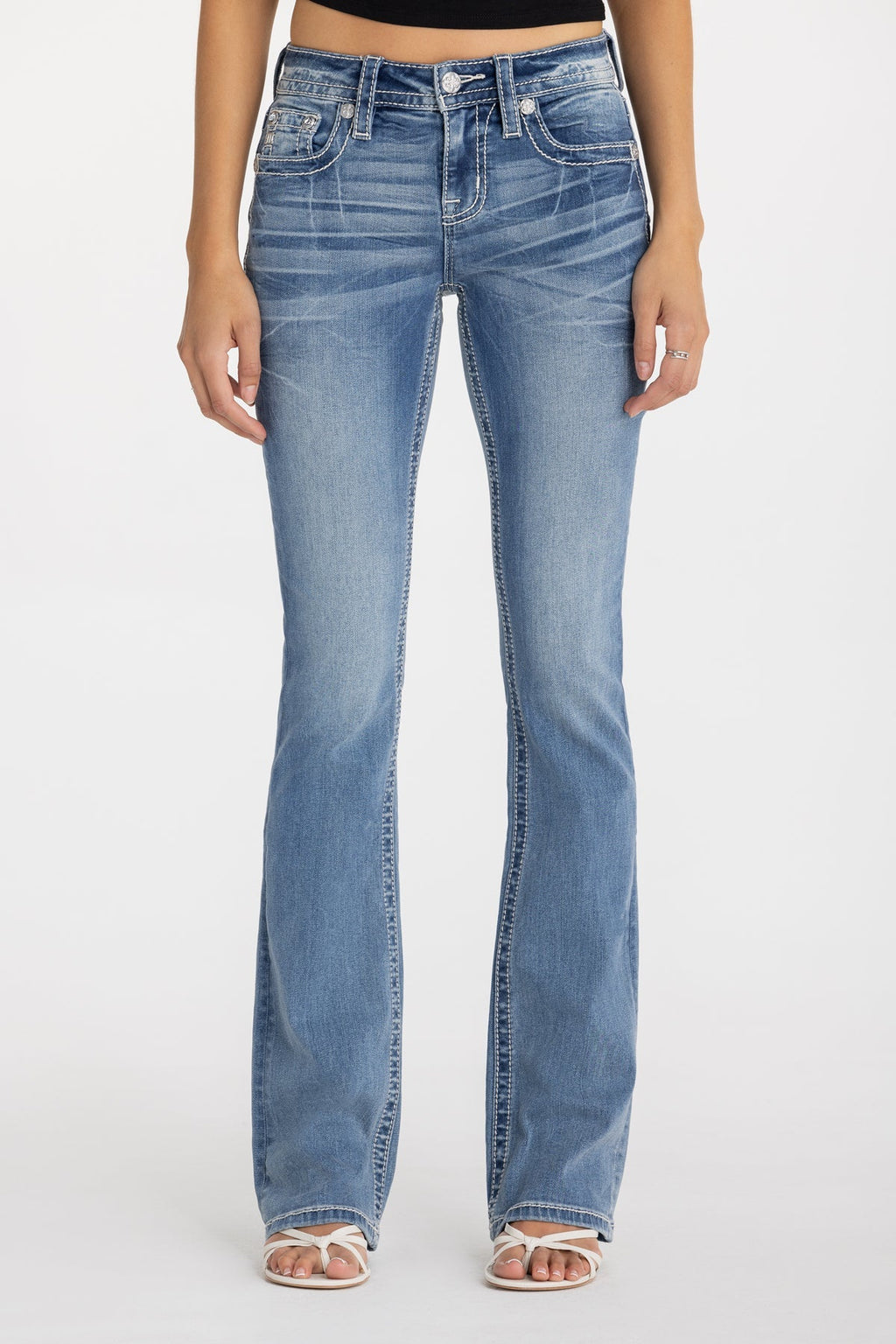 Venus Cross Bootcut Jeans