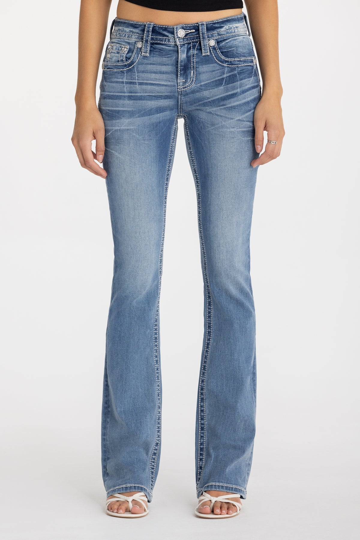Venus Cross Bootcut Jeans