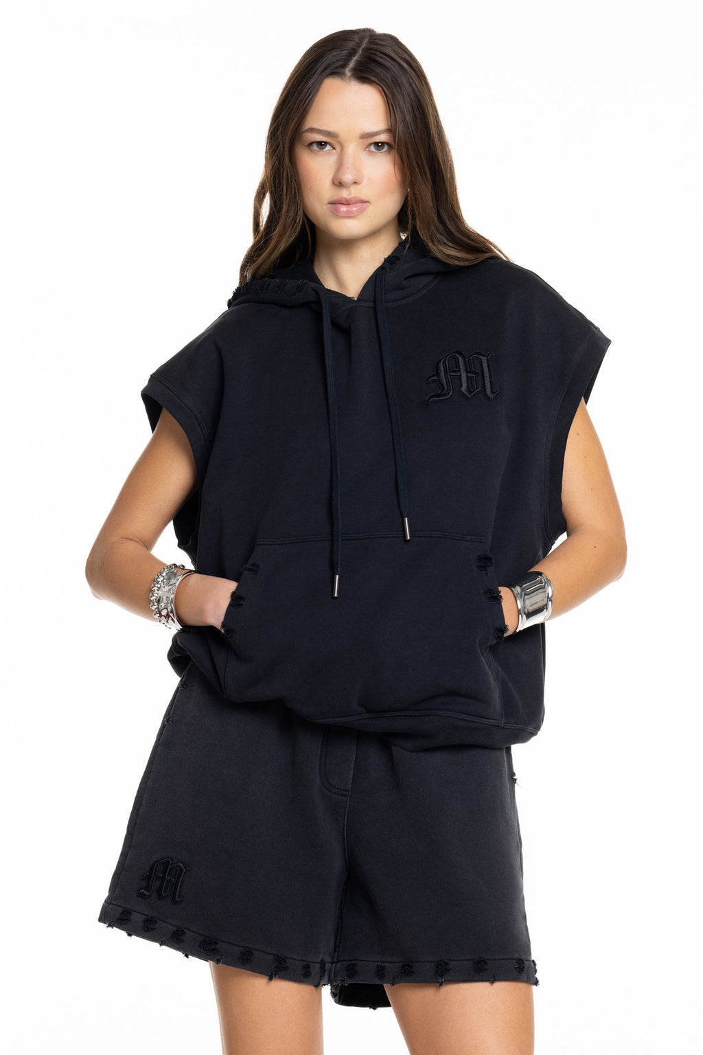 Aubrie Sleeveless Hoodie