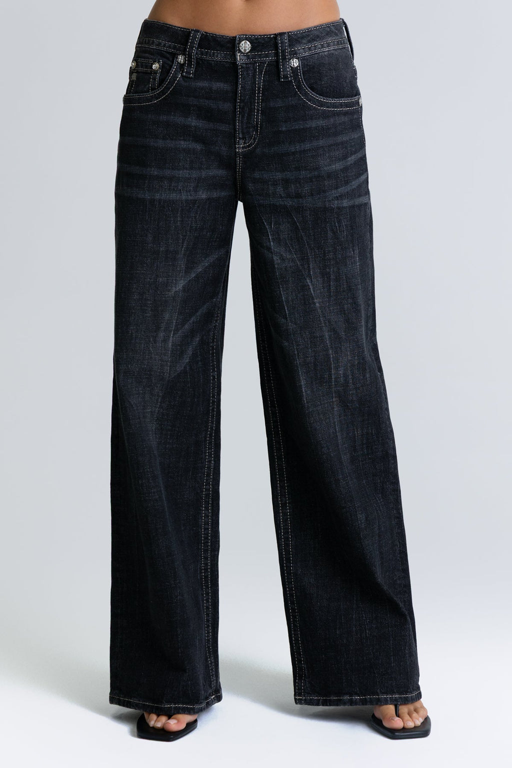 Covet Baggy Wide Jeans