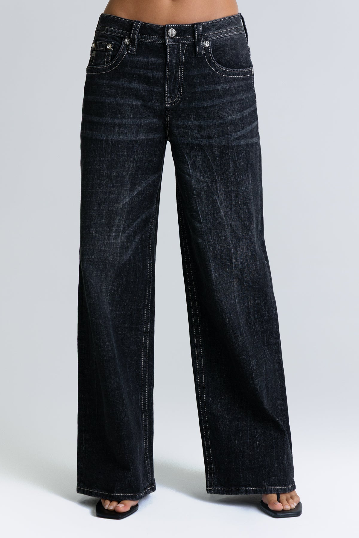 Covet Baggy Wide Jeans