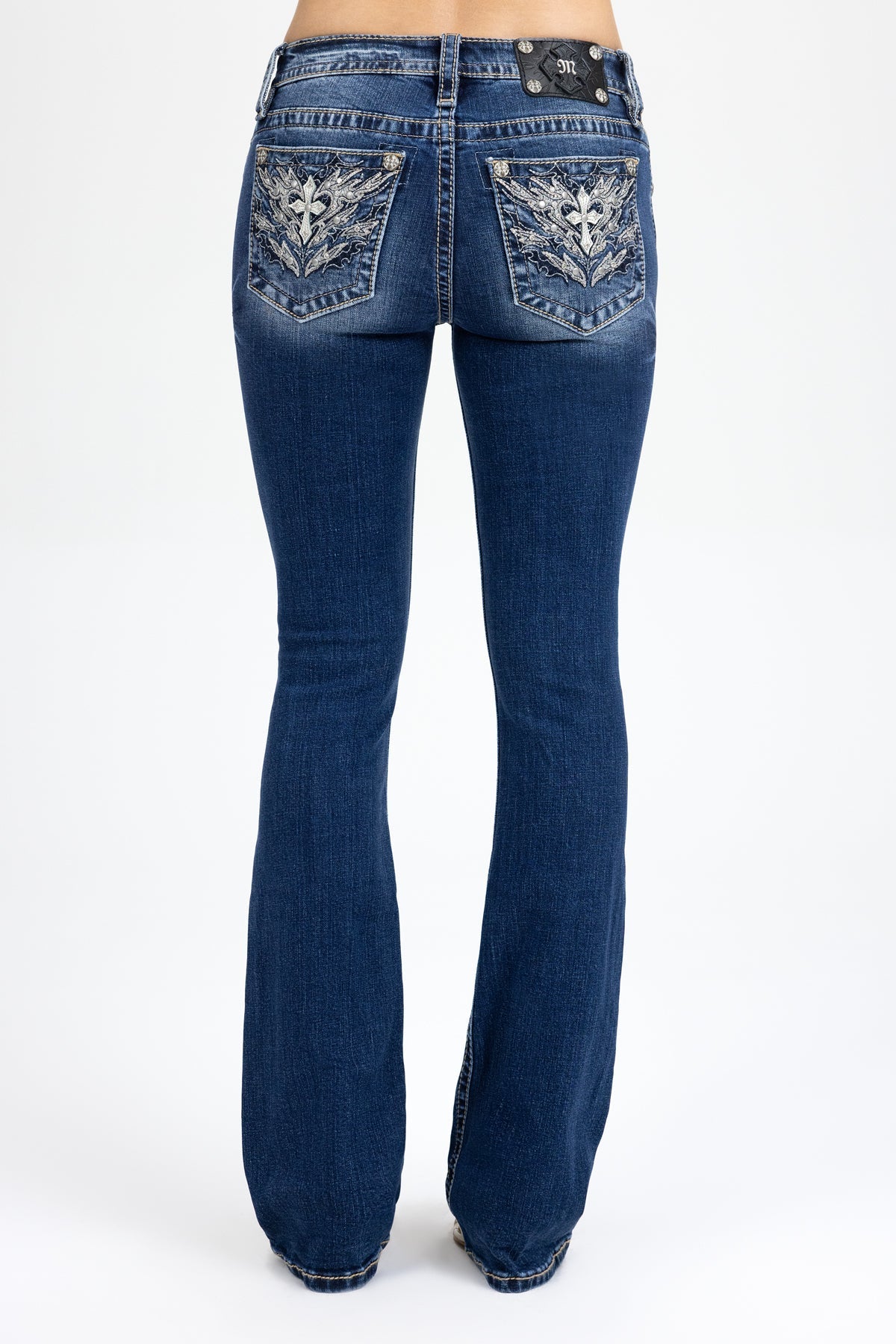 Adina Cross Bootcut Jeans