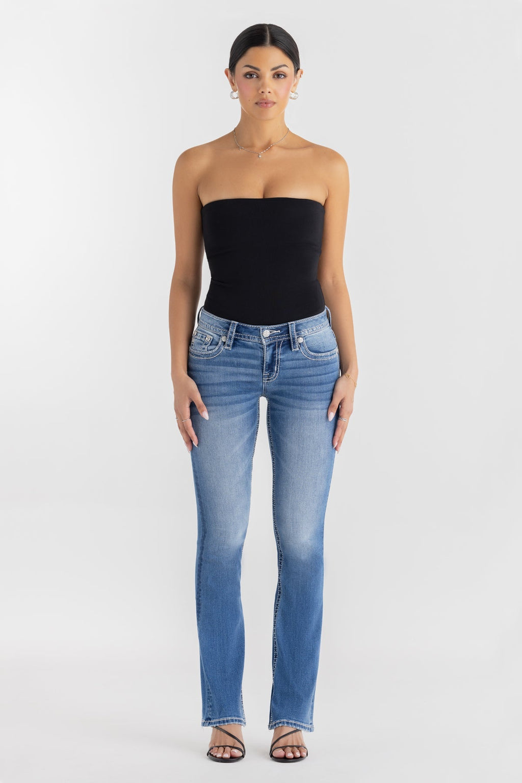 Solene Fleur Bootcut Jeans