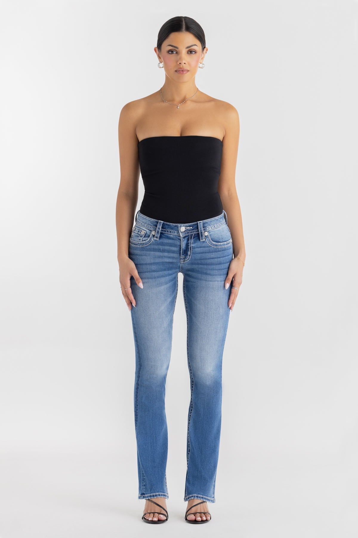 Solene Fleur Bootcut Jeans