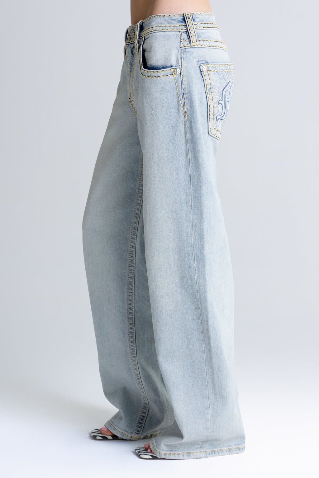 Siren Stitched Baggy Jeans
