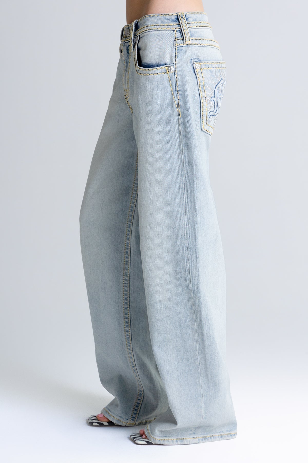 Siren Stitched Baggy Jeans