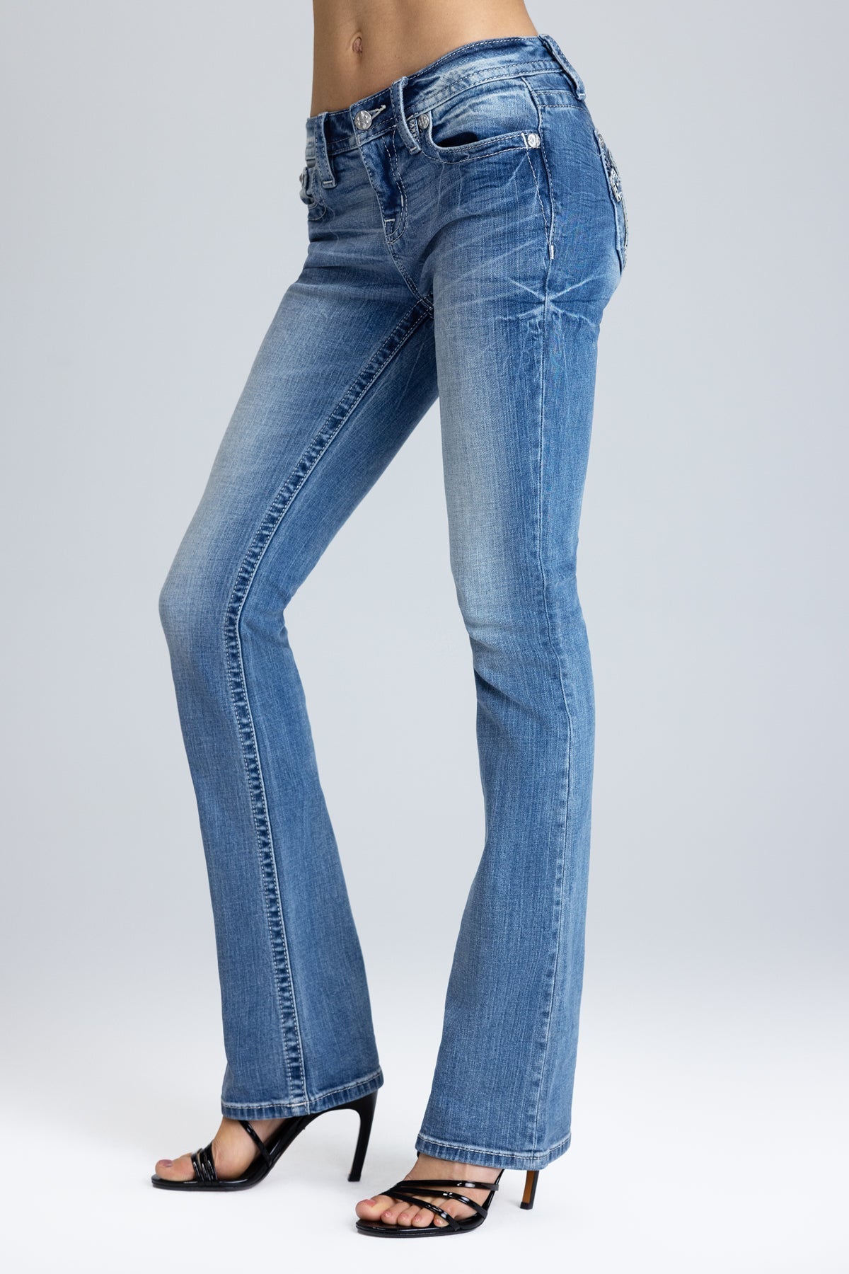 Kezia Cross Bootcut Jeans