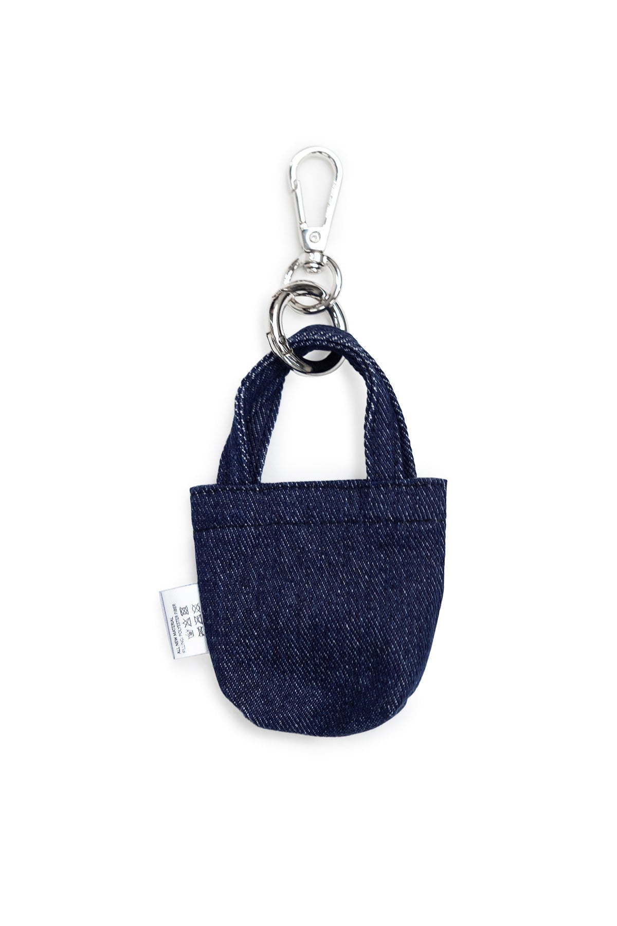 Denim Tote Bag Keychain
