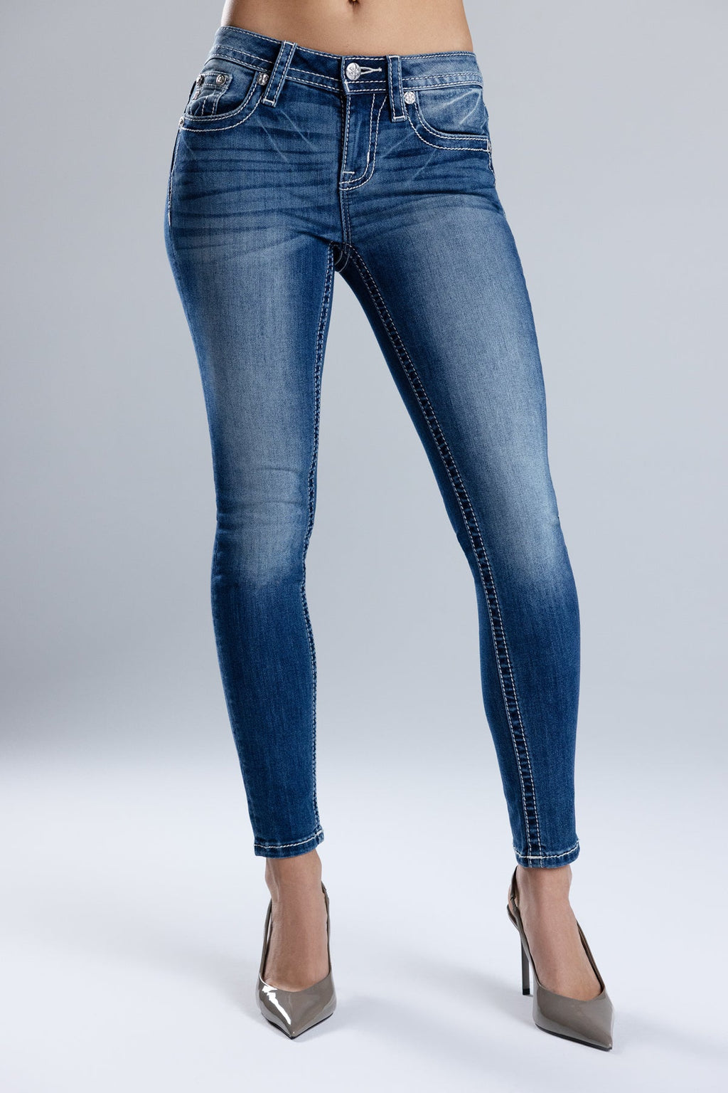 Azrael Cross Skinny Jeans