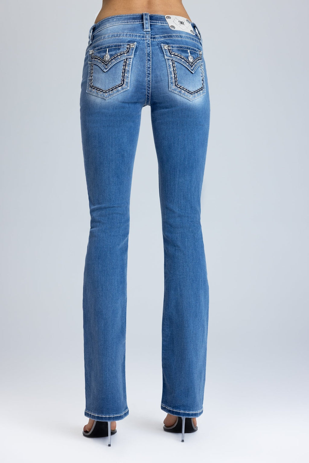Araiza Stitched Bootcut Jeans