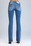 Araiza Stitched Bootcut Jeans