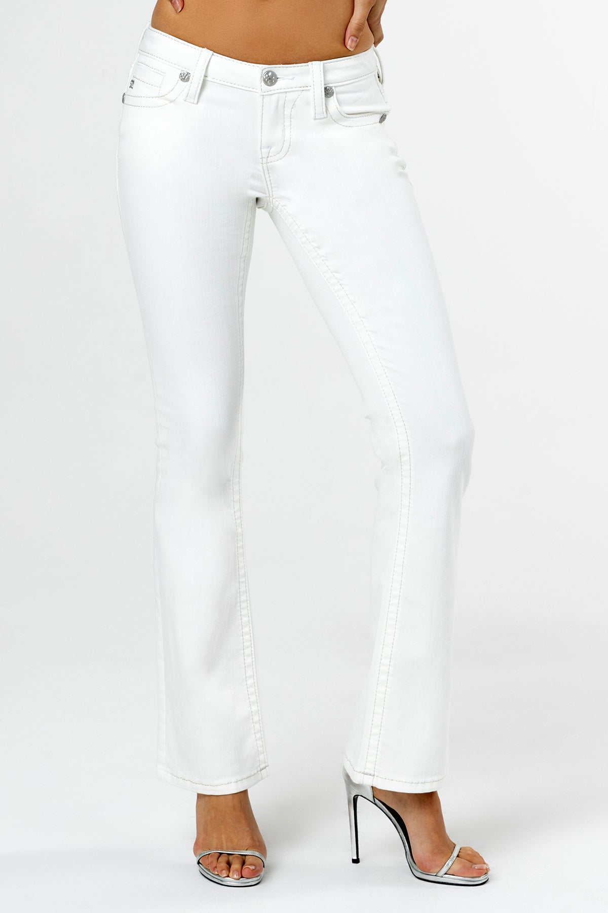 Gabbriette Low Rise Bootcut Jeans