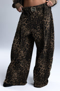 Rami Leopard Wide Sweatpants